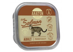 Araton adult konservai katėms su lašiša, 85g 