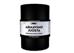 Statybinės medžiagos. Hidroizoliacinės medžiagos. Hidroizoliaciniai kampai, juostos, manžetai. Armavimo juosta PRO 12,5m 