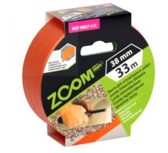 Armuota juosta tinkavimo darbams ZOOM 38 mm x 33 m 