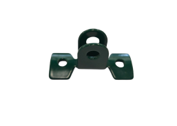 Metalų gaminiai . Tvoros, tvoralentės, tinklai tvoroms. Tvorų tvirtinimo elementai. Atraminio stulpo tvirtinimas RAL6005