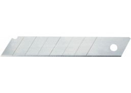 Darbo įrankiai. Mechaniniai įrankiai. Peiliai ir geležtės. Atsarginės geležtės peiliams. Atsarginių peiliukų rinkinys Top Tools 18 mm, 10 vnt. 