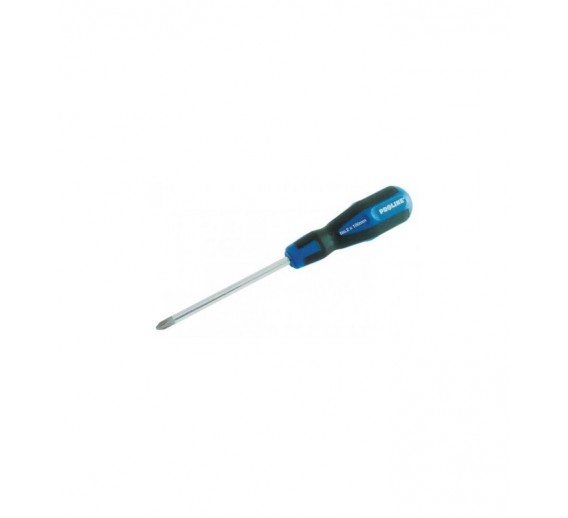 Darbo įrankiai. Mechaniniai įrankiai. Atsuktuvai, antgaliai. Atsuktuvai, atsuktuvų rinkiniai. Atsuktuvai. Atsuktuvas kryžminis Proline PH0x76 mm 