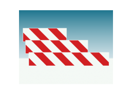 Atšvaitinė lipni juosta R/B SDV/09 100x1000 mm 