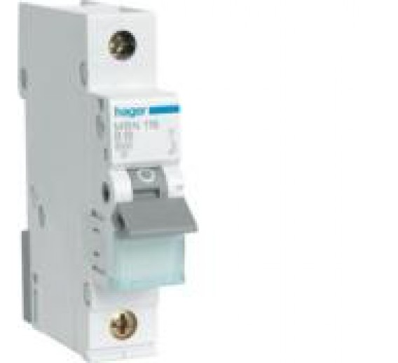 Elektros prekės. Moduliniai automatikos komponentai. Instaliaciniai automatiniai jungikliai. Automatinis išjungėjas MC106A Hager 1f C6A 