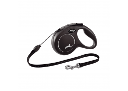 Automatinis pavadėlis Flexi new classic M virvutė 5m 