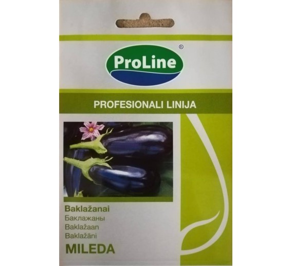 Sodo ir daržo prekės. Sėklos, daigyklos, durpinės tabletės. Cukinijos, moliūgai, baklažanai. Baklažanai Mileda 5s 
