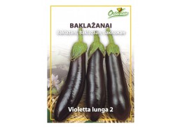 Sodo ir daržo prekės. Sėklos, daigyklos, durpinės tabletės. Cukinijos, moliūgai, baklažanai. Baklažanai Violetta lunga 2 1g 