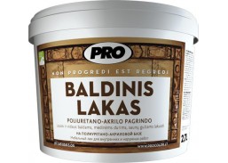 Dažai. Medienos apsaugos ir dekoravimo priemonės. Lakas. Baldinis lakas 0.75l 