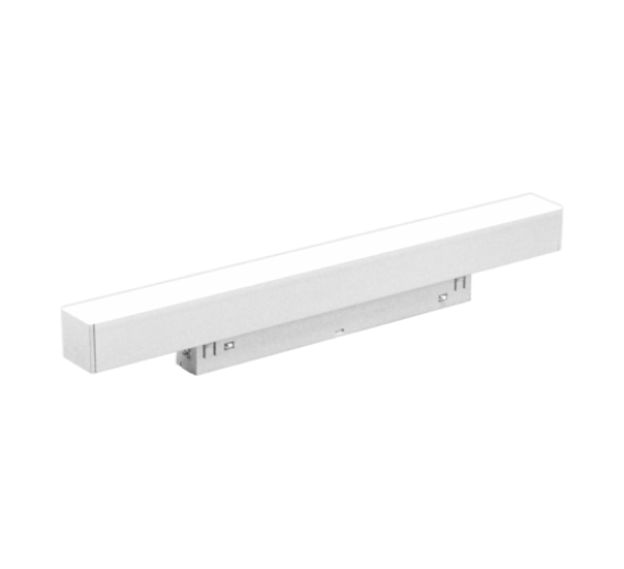 Apšvietimas. Bėginės sistemos bei jų priedai. Baltas linijinis LED šviestuvas TOPE LED TAMPA 12W 