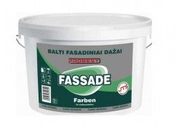 Balti fasadiniai dažai PROBEST Fassade, 5l 