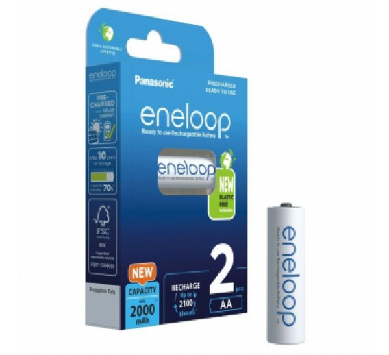 Elektronikos prekės. Elementai - baterijos. Baterija Eneloop HR6 2000 mAh  AA  2BE 