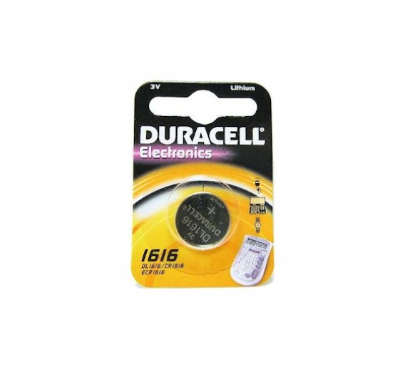 Elektronikos prekės. Elementai - baterijos. Baterijos ličio CR1616 3V Duracell 
