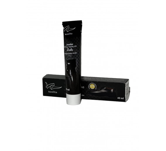 Darbo saugos prekės. Darbo batai. Batų priežiūros priemonės. Batų tepalas Liuks juodas 40 ml