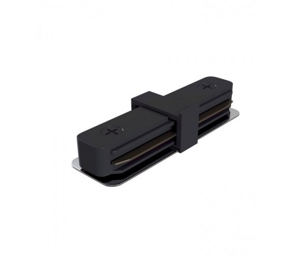 Apšvietimas. Lempos, LED lemputės, LED juostos. LED juostos, LED profiliai. Bėgelio sujungimas black TRA001C-11B 