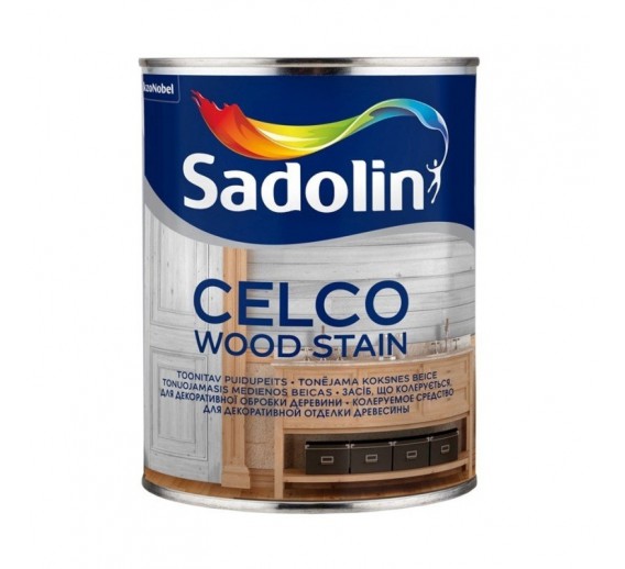 Dažai. Medienos apsaugos ir dekoravimo priemonės. Medienos dažai ir dažyvės. Medžio dažyvės. Beicas celco wood stain 1L 
