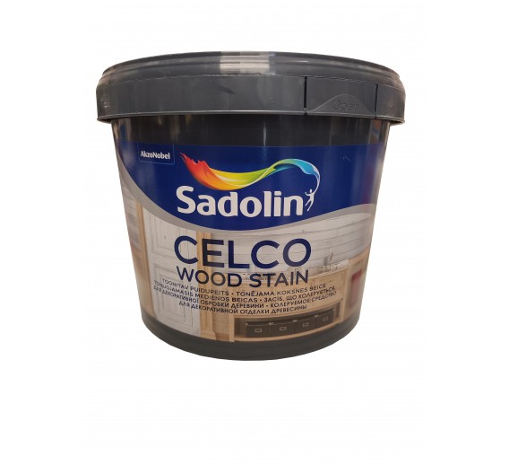 Dažai. Medienos apsaugos ir dekoravimo priemonės. Medienos dažai ir dažyvės. Medžio dažyvės. Beicas Celco wood stain bespalvis 2,5l 