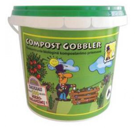 Sodo ir daržo prekės. Augalų apsaugos priemonės. Sodo priežiūros priemonės. Biologinė priemonė kompostavimui Compost Gobbler 500 g 