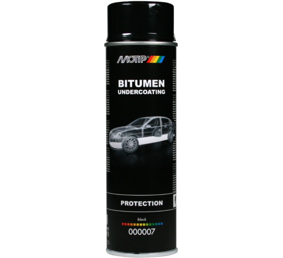 Darbo įrankiai. Prekės automobiliams. Automobilinė chemija. Bituminė danga Motip MOT000007 juoda 500ml 