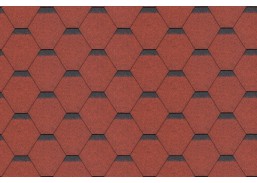 Bituminės čerpelės Technonicol Hexagonal Rock, raudona 