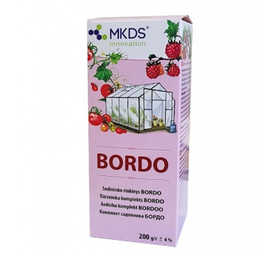 Sodo ir daržo prekės. Augalų apsaugos priemonės. Sodo priežiūros priemonės. Bordo mišinys 200 g 
