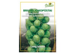 Sodo ir daržo prekės. Sėklos, daigyklos, durpinės tabletės. Kopūstų sėklos. Briuselio kopūstai Long Islands 2.5g 