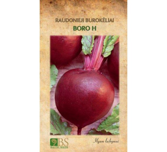 Sodo ir daržo prekės. Sėklos, daigyklos, durpinės tabletės. Burokėlių sėklos. Burokėliai raudoni BORO H 200 sėklų 