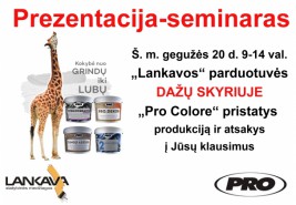 PRO SEMINARAS – PREZENTACIJA