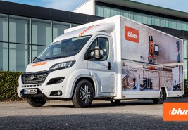 Blum SHOWCAR Alytuje: baldų montavimo sprendimai gyvai