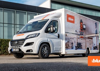 Blum SHOWCAR Alytuje: baldų montavimo sprendimai gyvai