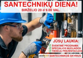 SANTECHNIKŲ DIENA VĖL LANKAVOJE!