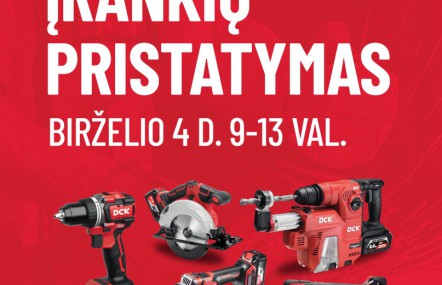 DCK įrankių pristatymas Alytuje: gyvos demonstracijos ir profesionalūs sprendimai
