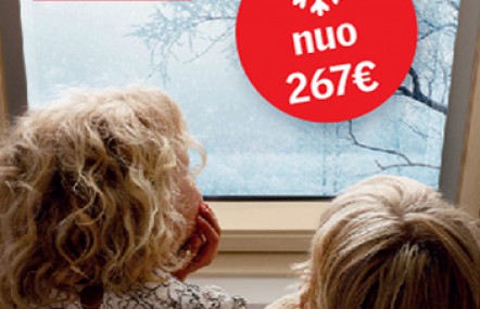 Dviejų kamerų VELUX stogo langas - už prieinamą kainą