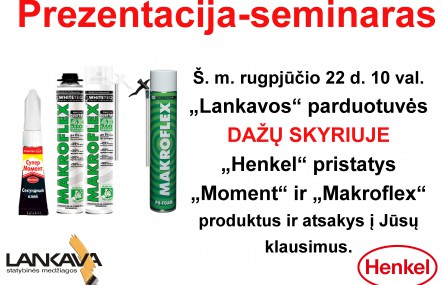 Henkel seminaras - prezentacija