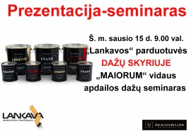 Maiorum seminaras – prezentacija