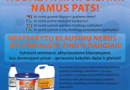 Nudažyk ir apšiltink namus pats!