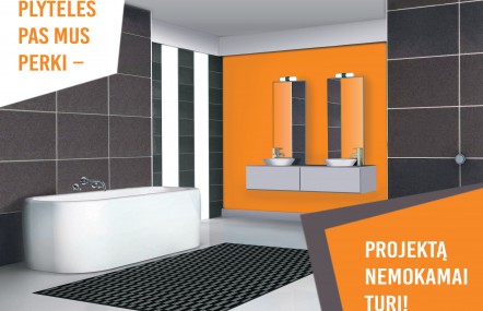 PLYTELES PAS MUS PERKI - PROJEKTĄ NEMOKAMAI TURI!