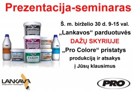 PRO seminaras - prezentacija