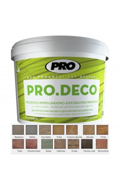 Medžio impregnantai PRO DECO