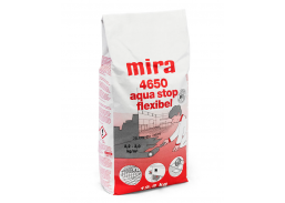 Statybinės medžiagos. Hidroizoliacinės medžiagos. Hidroizoliacinės mastikos ir mišiniai. Cementinė hidroizoliacija Mira 4650 12,5kg