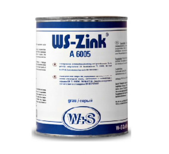 Dažai. Glaistas, gruntas, klijai, skiedikliai. Gruntai. Gruntas metalui. Cinku prisotintas gruntas WS A6005, 1L 