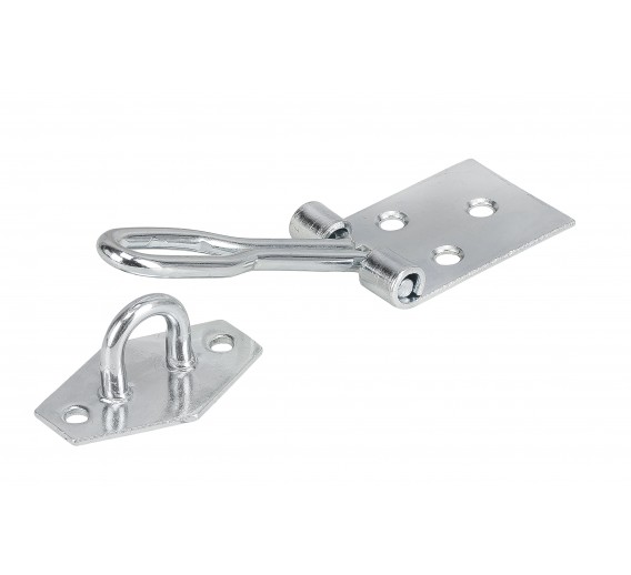 Vidaus apdailos prekės. Durys, jų dalys. Durų furnitūra. Skląsčiai ir kabliukai durims. Cinkuota durų skląstis 100x30mm