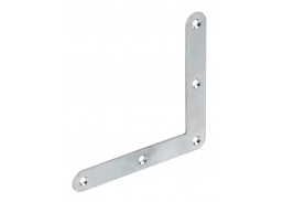 Tvirtinimo detalės. Metaliniai kampai, balkių atramos, gegnių sujungimai. Plokšti kampai. Cinkuotas kampas Vormann 100x15mm