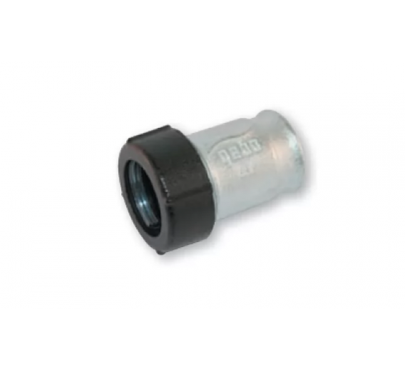 Santechnikos prekės. Vamzdynų sistemos. Vamzdžių sujungimo detalės. Cinkuoto ketaus jungtys. Cinkuoto ketaus movos. Cinkuoto ketaus jungtis vidinis sriegis 1