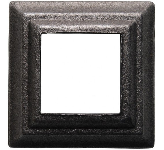 Metalų gaminiai . Dekoratyviniai metalo elementai ir ruošiniai. Dangteliai, dekoro elementai. Dangtelis L08DT024, 40x40 mm 