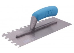 Dažai. Dažai, dažymo įrankiai, dažymo juostos. Dažymo ir glaistymo įrankiai. Glaistyklės. Dantyta glaistyklė 10 mm OX trade T535110 