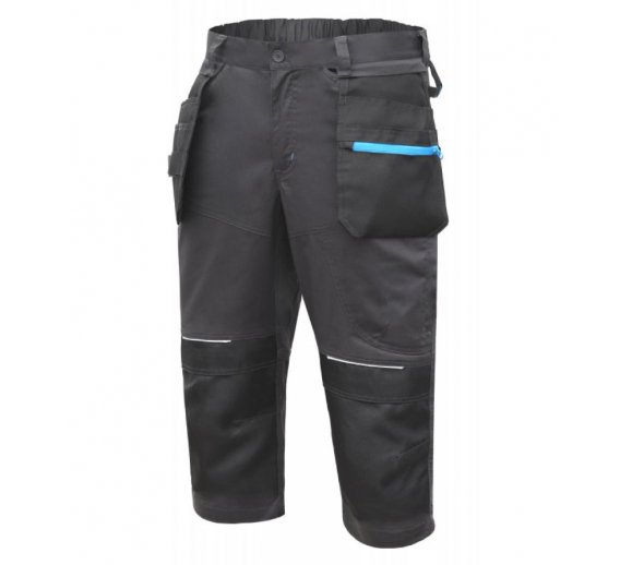 Darbo saugos prekės. Darbo drabužiai. Kelnės, bridžai. Darbiniai bridžai WURNITZ tamsiai pilki