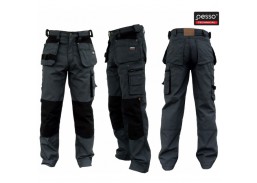 Darbo kelnės Pesso KDP110P, pilkos, dydis 44 