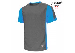 Darbo saugos prekės. Darbo drabužiai. Marškinėliai. Darbo marškinėliai Pesso Breeze pilki/mėlyni 