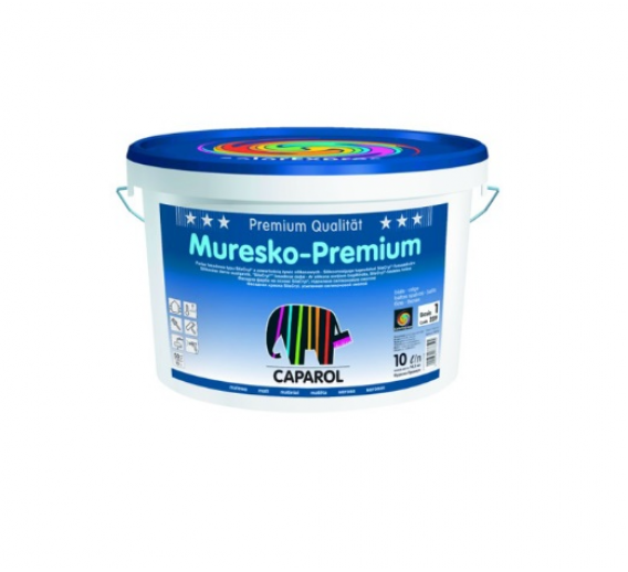 Dažai. Dažai, dažymo įrankiai, dažymo juostos. Fasadiniai dažai. Dažai Capamix Muresko premium B3 9,4L 