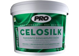 Dažai. Dažai, dažymo įrankiai, dažymo juostos. Vandeniniai dažai. Dažai CELOSILK 1l 